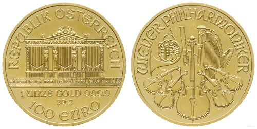 GOLD VIENNA PHILHARMONIC 100EUR 2012 1 OZ T